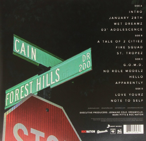 j cole forest hills drive live vinyl lp