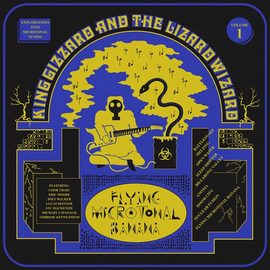 ATO King Gizzard and the Lizard Wizard ‎– Flying Microtonal Banana LP radioactive yellow vinyl