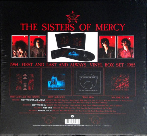 Sisters Of Mercy First And Last And Always Lp Box Set 30th Anniversary Edition Underground Sounds