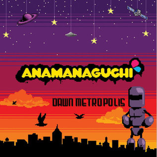 Anamanaguchi ‎– Dawn Metropolis LP orange / maroon / purple split vinyl