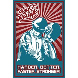 Poster Smugglers Daft Punk - Harder. Better. Faster. Stronger. poster