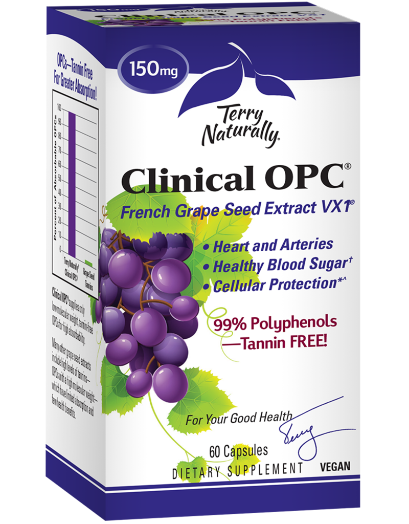 TERRY NATURALLY CLINICAL OPC (French grape seed) 150MG 60 CP -BO (2 PLACES) [30Q1P] ∎