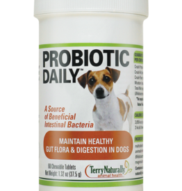 TERRY NATURALLY PET, PROBIOTIC DAILY FOR DOGS 60 CHW "MIKE LIKES" -BO ∎ ++