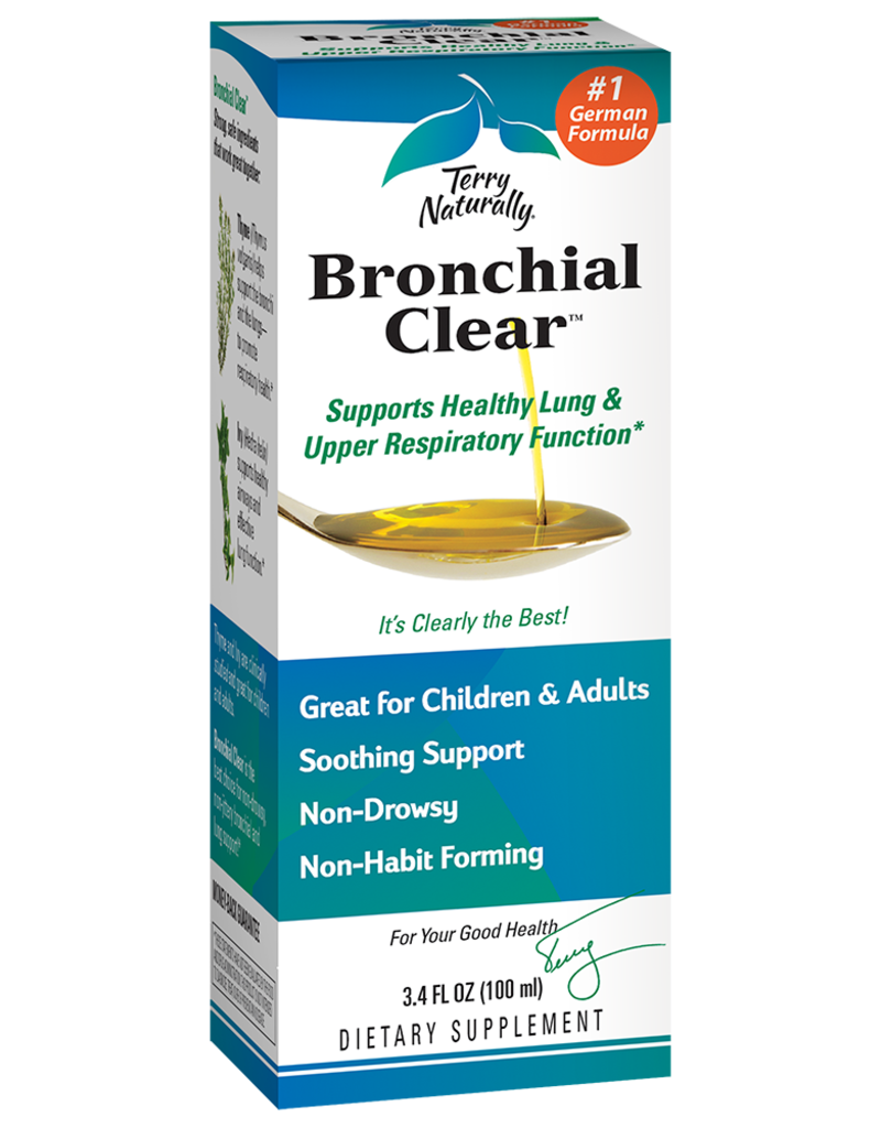 TERRY NATURALLY BRONCHIAL CLEAR LIQUID 3.4 FO W/ THYME LEAF (dimx2) -BO (also 8012immu) (2 PLACES) ∎