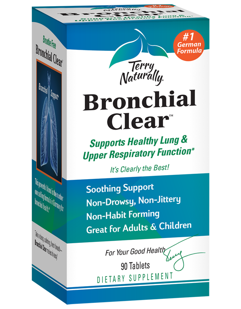 TERRY NATURALLY BRONCHIAL CLEAR 90 TB W/ THYME LEAF -BO [30Q1P] -DXMFG ∎