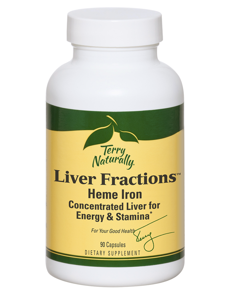 TERRY NATURALLY IRON, LIVER FRACTIONS (HEME IRON) 90 CP "SUE LIKES" -S