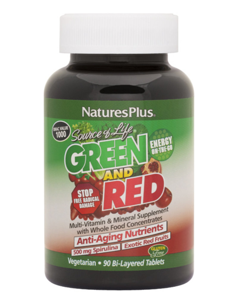 NATPLUS- SOURCE OF LIFE VIT MULTI, GREEN AND RED ENERGY 90 TB -S (di)