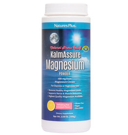 NATPLUS- NATURES PLUS MAGNESIUM, KALMASSURE 420 MG 0.90 LB PWD, PINK LEMONADE (60 SV)