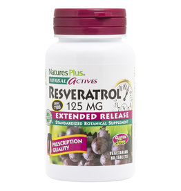 NATPLUS- HERBAL ACTIVES RESVERATROL E/R 125 MG 60 TB (di)