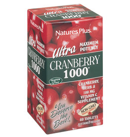 NATPLUS- NATURES PLUS CRANBERRY, ULTRA 1000 MG 60 S/R TB (dimx4) -BO