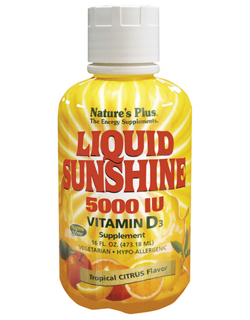 NATPLUS- NATURES PLUS VIT D3, 125 MCG (5,000 IU) LIQUID SUNSHINE 16 FO (di)