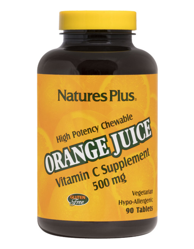 NATPLUS- NATURES PLUS VIT C, ORANGE JUICE 500 MG 90 CHW (di)