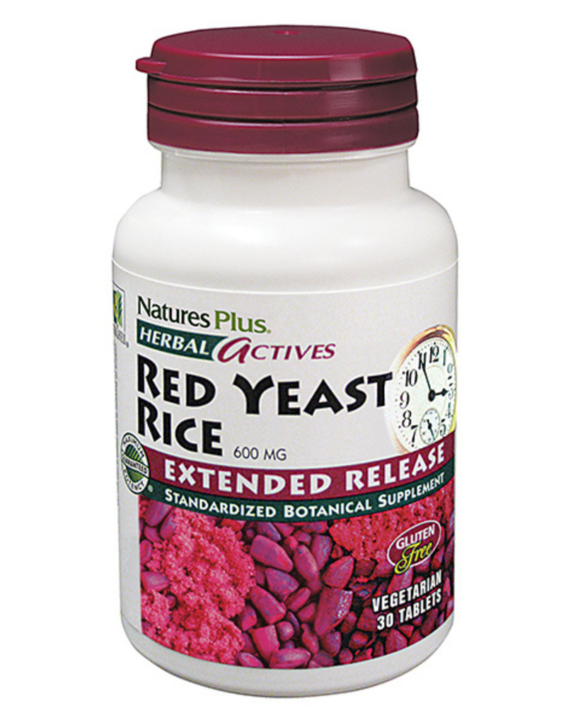 NATPLUS- HERBAL ACTIVES RED YEAST RICE E/R 600 MG 30 TB (di)