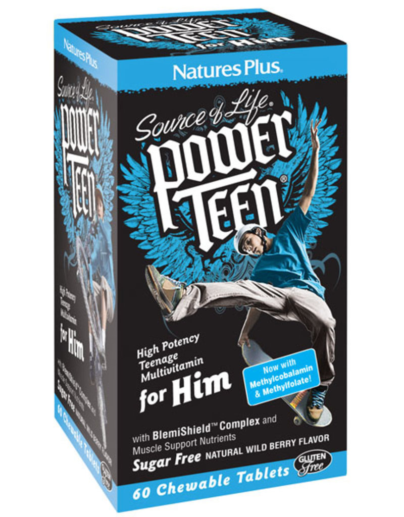 NATPLUS- SOURCE OF LIFE POWER TEEN FOR HIM 60 CHW (di)