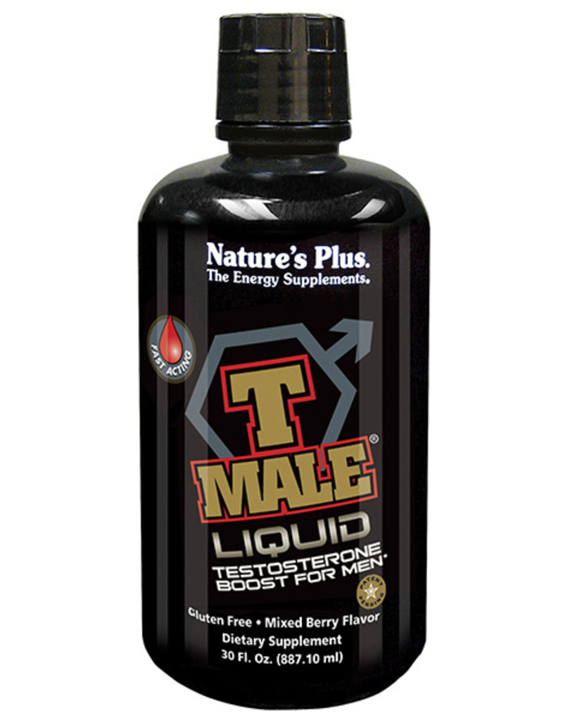 NATPLUS- NATURES PLUS T-MALE, LIQUID, FAST ACTING