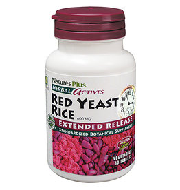 NATPLUS- HERBAL ACTIVES RED YEAST RICE E/R 600 MG 60 TB -S