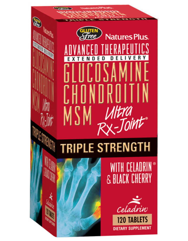 NATPLUS- NATURES PLUS GLUCOSAMINE, CHONDROITIN, MSM- ULTRA RX-JOINT 120 TB TRIPLE STR -S -N2 (dimx)