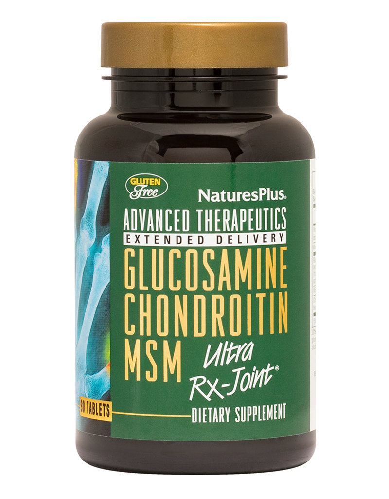 NATPLUS- NATURES PLUS GLUCOSAMINE, CHONDROITIN, MSM- ULTRA RX-JOINT 180 CP -S (dimx)