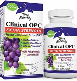 TERRY NATURALLY CLINICAL OPC EXTRA STRENGTH (French grape seed) 400 MG 60 SG -BO (2 PLACES) [30Q1P] ∎