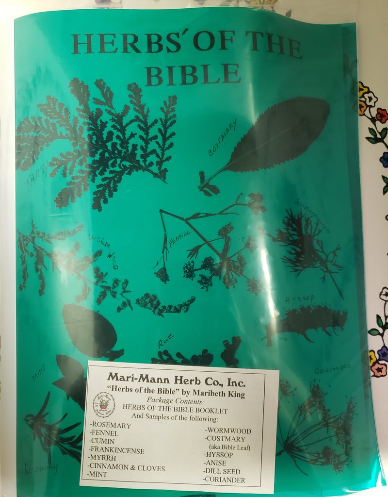 MARI-MANN BOOK- HERBS OF THE BIBLE - KIT