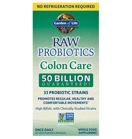 GOL- RAW PROBIOTIC, COLON CARE (SHELF) 30 CP (50 BILLION) -S  -LSAPR