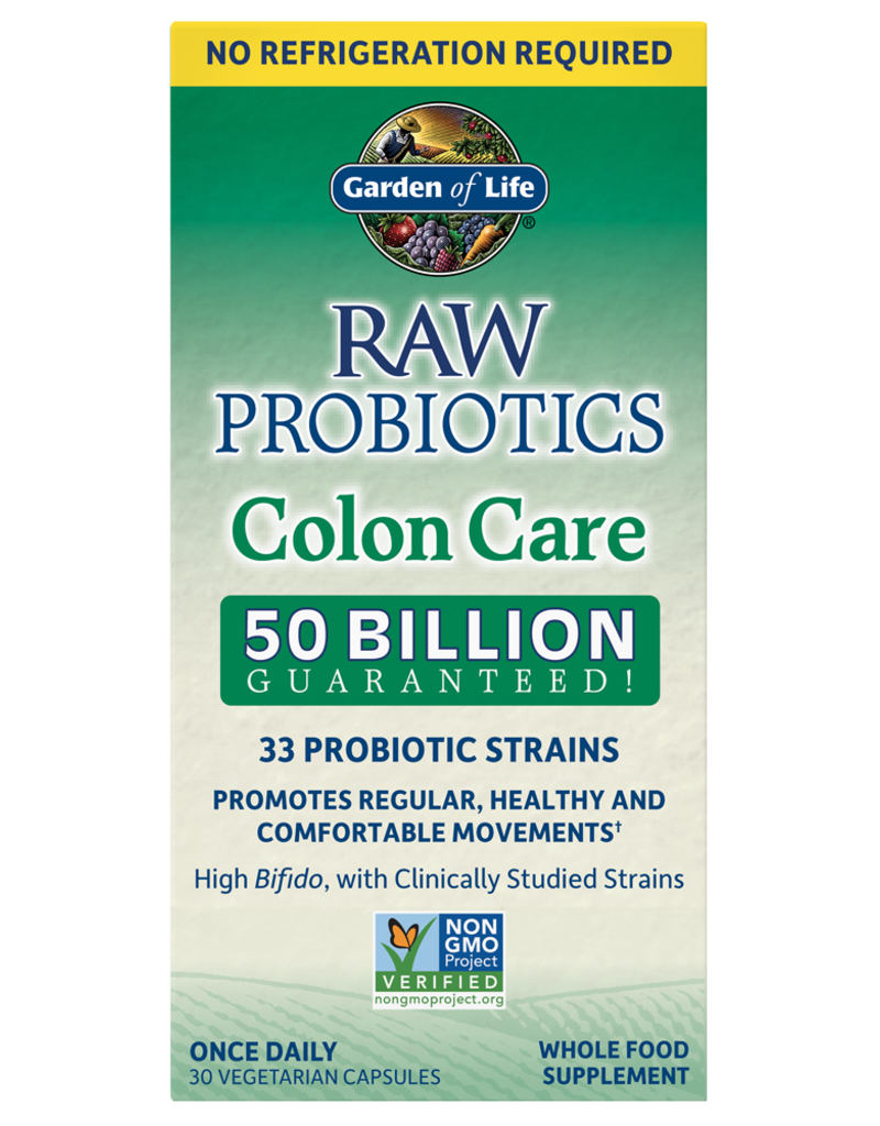 RAW PROBIOTICS COLON CARE (SHELF) 30 CP MARIMANN HERB