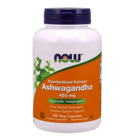 NOW FOODS ASHWAGANDHA 450 MG 180 VC  -BO