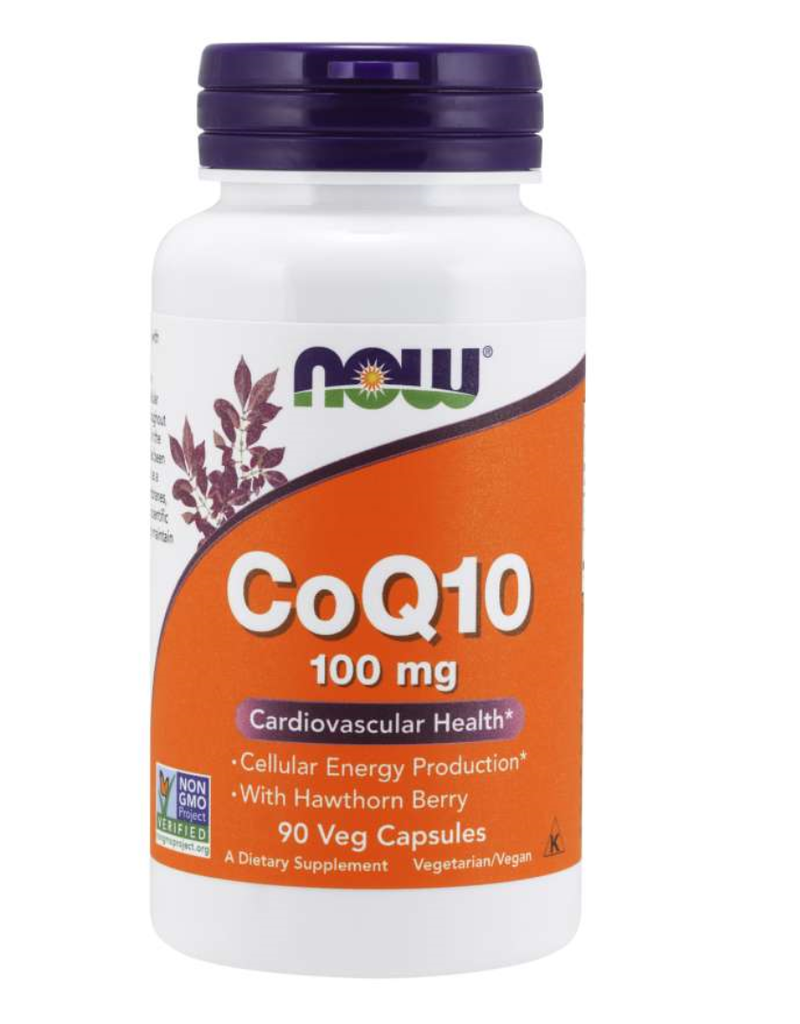 NOW FOODS COQ10 + HAWTHORN BERRY 100 MG