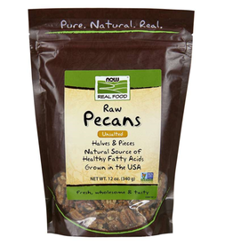 NOW FOODS PECAN HALVES & PIECES RAW 12 OZ -S