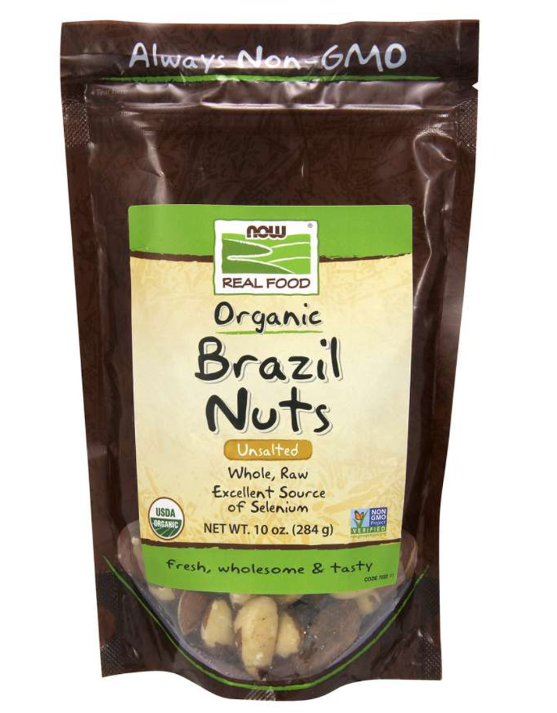 NOW FOODS BRAZIL NUTS RAW, ORGANIC  10 OZ -S