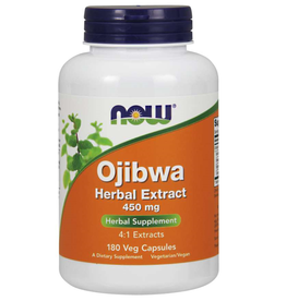 NOW FOODS OJIBWA HERBAL 4:1 EXTRACT 450 MG 180 CP -N2 -BO  (dimx5)