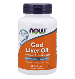NOW FOODS COD LIVER OIL 1000 MG 90 SG -BO