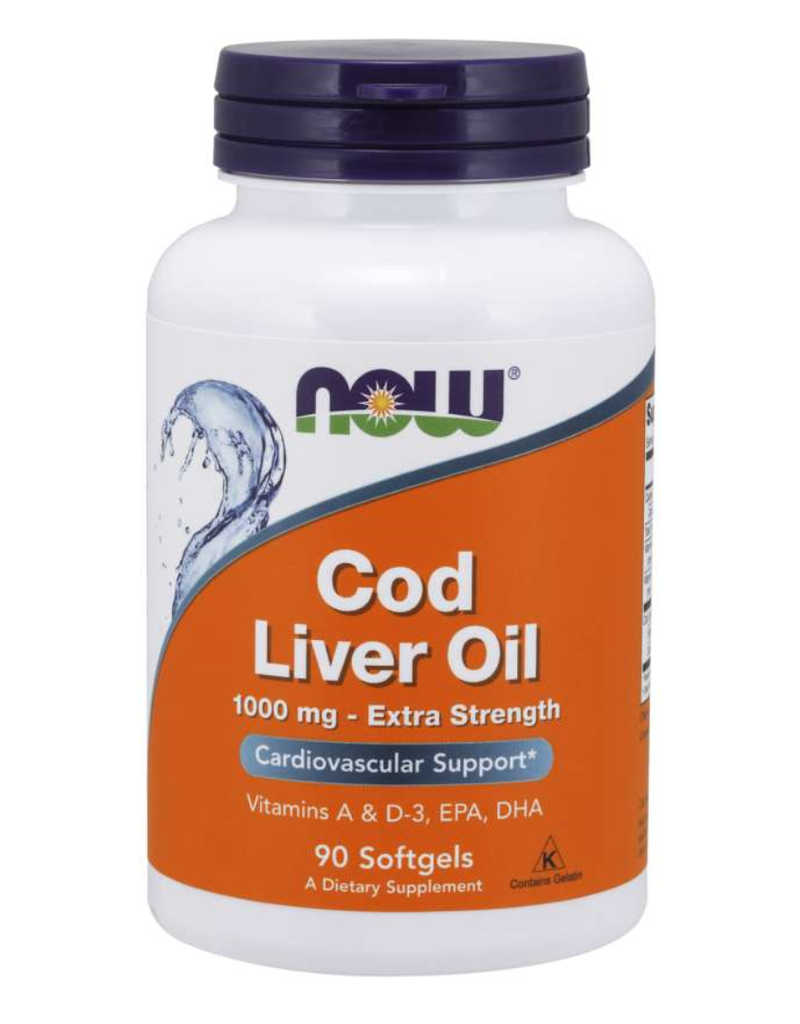 NOW FOODS COD LIVER OIL 1000 MG 90 SG -S