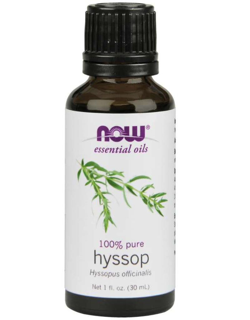 NOW FOODS ESSENTIAL OIL, HYSSOP 1 FO