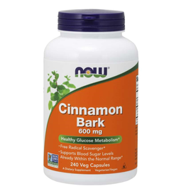 NOW FOODS CINNAMON BARK 600MG