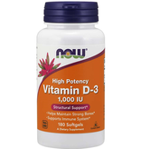 NOW FOODS VIT D3, 25 MCG (1000 IU)