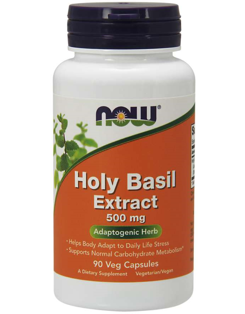 NOW FOODS HOLY BASIL 500 MG 90 VC -BO