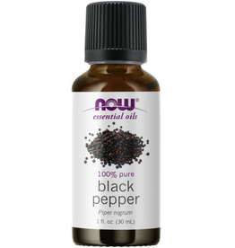 NOW FOODS ESSENTIAL OIL,  BLACK PEPPER 1 FO -S