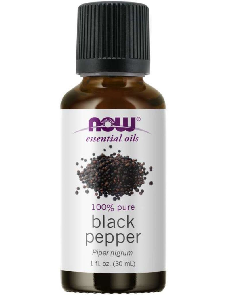 NOW FOODS ESSENTIAL OIL,  BLACK PEPPER 1 FO