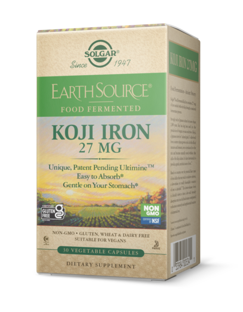 SOLGAR IRON, KOJI 27 MG FERMENTED