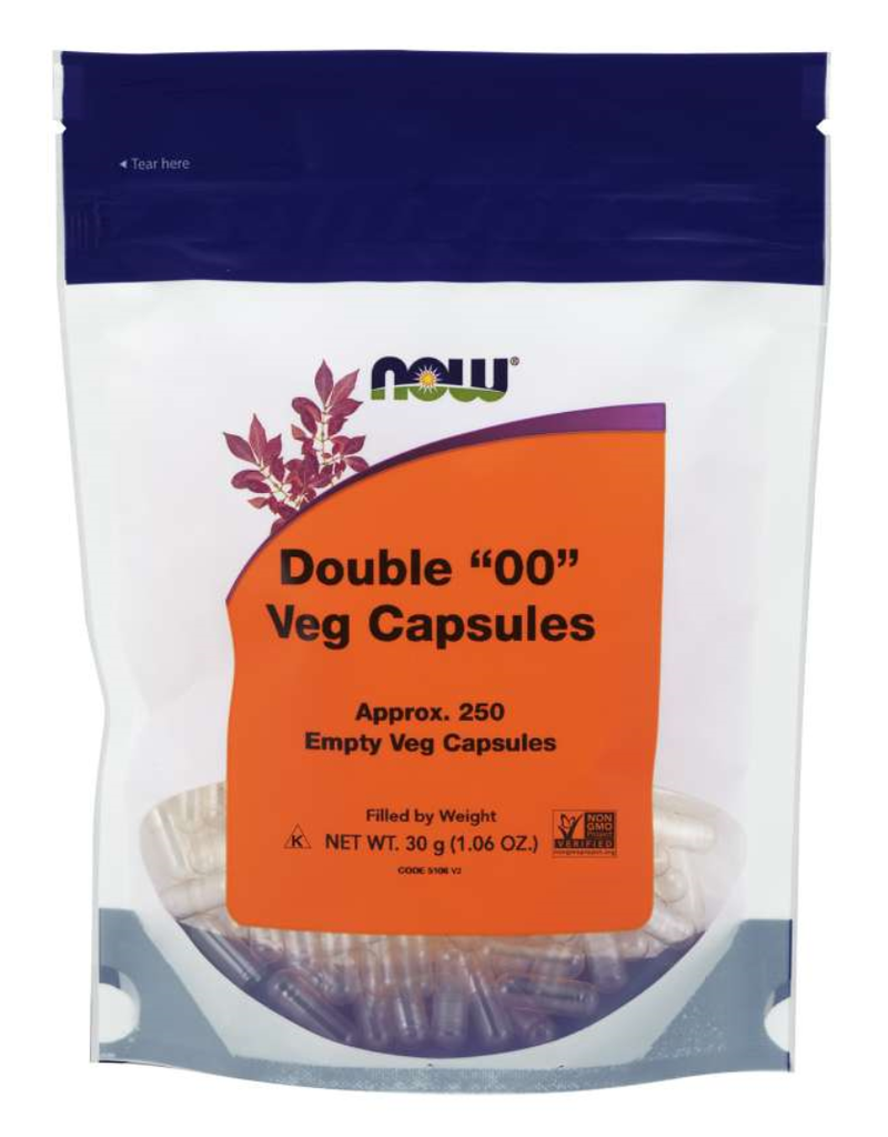 NOW FOODS VEG CAPS 00 VEGETARIAN 250 VC (di) -S