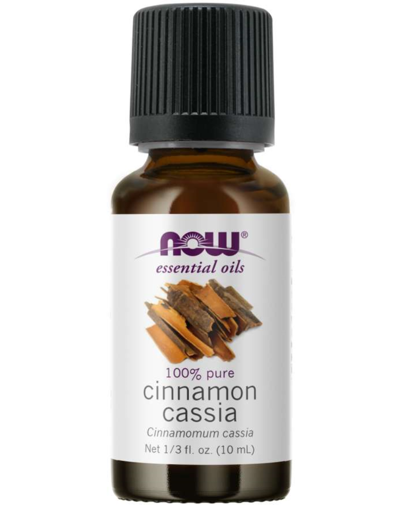 NOW FOODS ESSENTIAL OIL, CINNAMON CASSIA OIL 1 FO -S