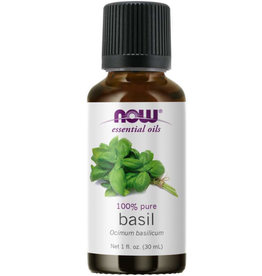 NOW FOODS ESSENTIAL OIL, BASIL 1 FO