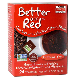NOW FOODS TEA, BETTER OFF RED 24 BG  (dimx3)