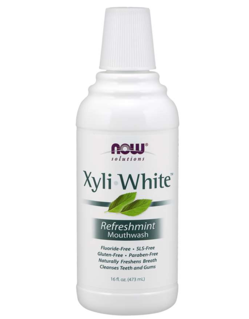 NOW FOODS MOUTHWASH, XYLI-WHITE REFRESHMINT 16 FO (di) -S
