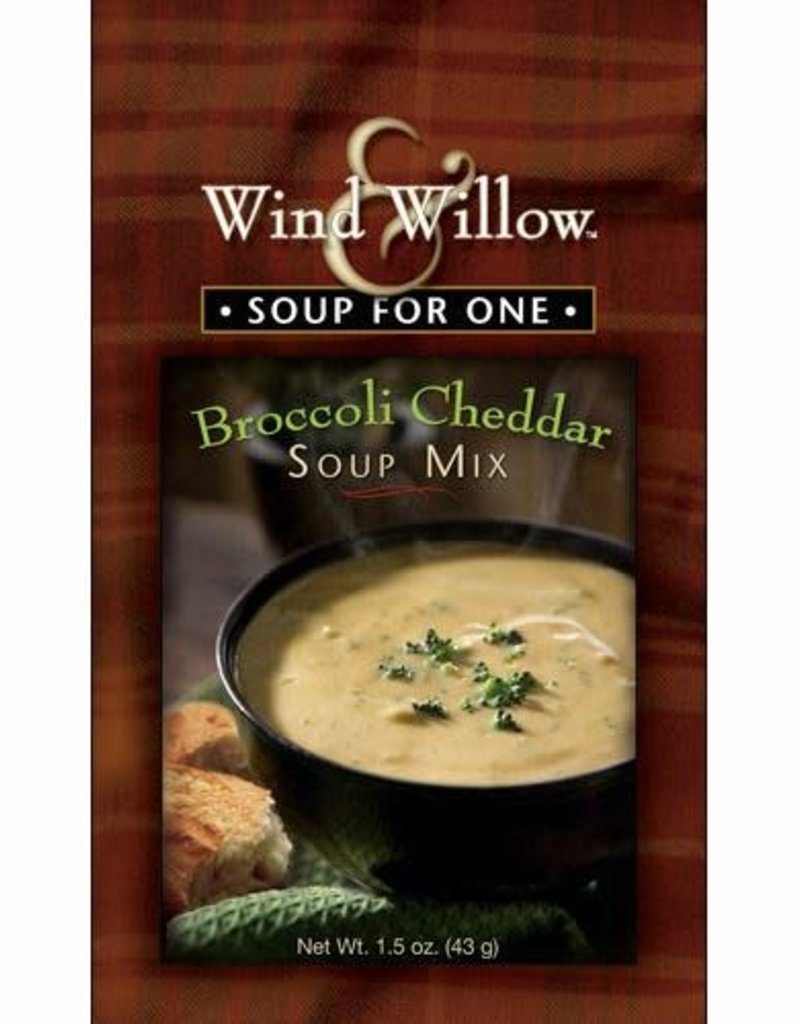 WIND & WILLOW SOUP FOR ONE, BROCCOLI CHEDDAR 1.5 OZ -S  (dimx2)