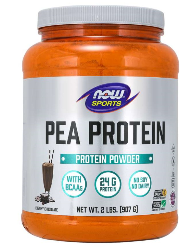 NOW FOODS PEA PROTEIN, CREAMY CHOCOLATE 2 LB (di) -S