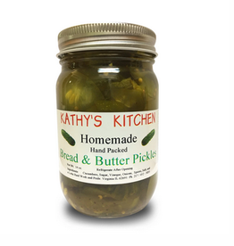 KATHY'S KITCHEN PICKLES, BREAD & BUTTER 16 OZ ∎ (di)