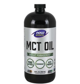 NOW FOODS MCT OIL 100% PURE UNFLAVORED 32 FO -S
