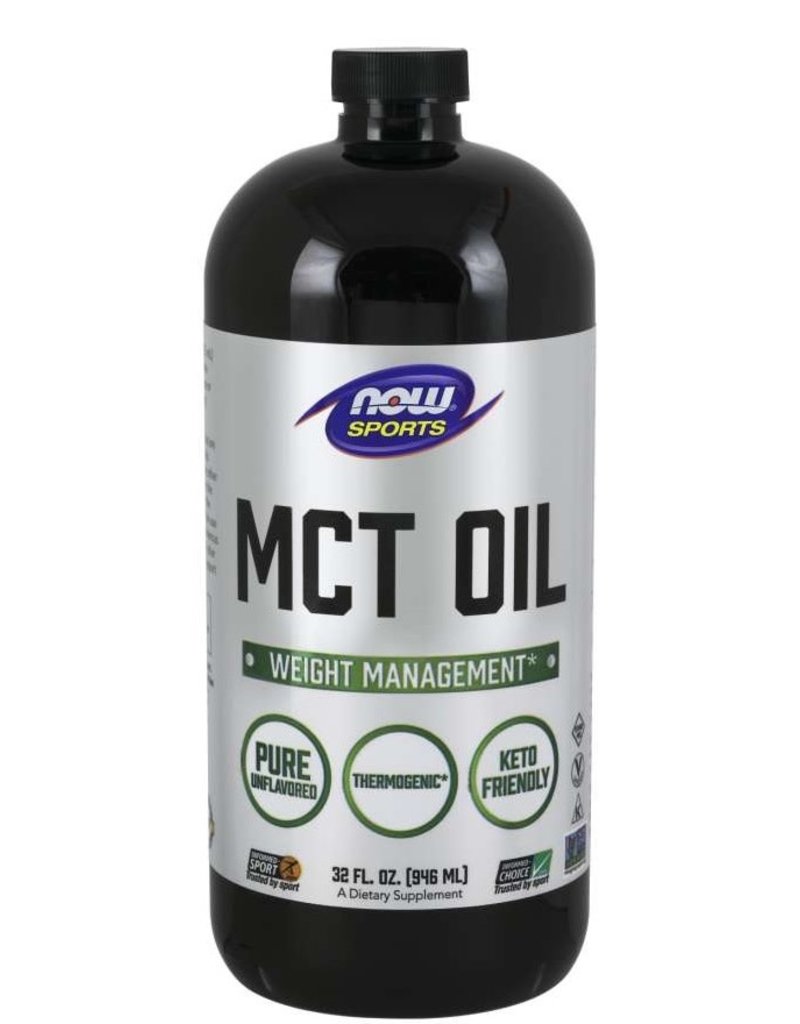 NOW FOODS MCT OIL 100% PURE UNFLAVORED 32 FO -S